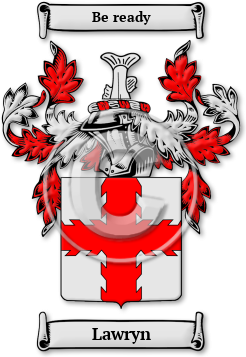 Lawryn Family Crest Download (JPG) Legacy Series - 600 DPI