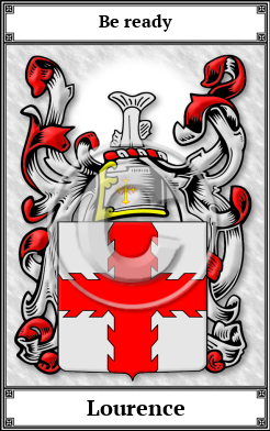 Lourence Family Crest Download (JPG)  Book Plated - 150 DPI