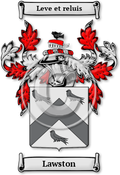 Lawston Family Crest Download (jpg) Legacy Series - 150 DPI