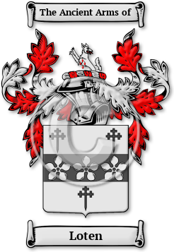 Loten Family Crest Download (jpg) Legacy Series - 150 DPI