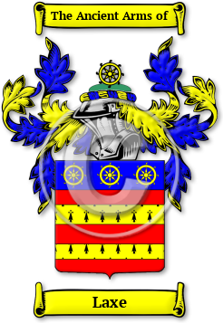 Laxe Family Crest Download (jpg) Legacy Series - 150 DPI