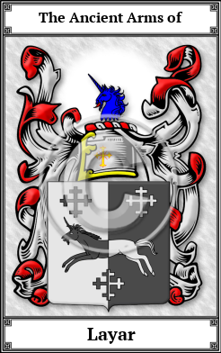 Layar Family Crest Download (JPG)  Book Plated - 150 DPI