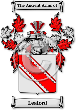 Leaford Family Crest Download (jpg) Legacy Series - 150 DPI