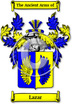 Lazar Family Crest Download (jpg) Legacy Series - 150 DPI