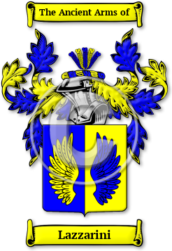 Lazzarini Family Crest Download (jpg) Legacy Series - 150 DPI