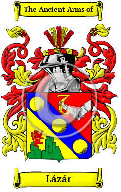 Lázár Family Crest Download (jpg) Heritage Series - 150 DPI