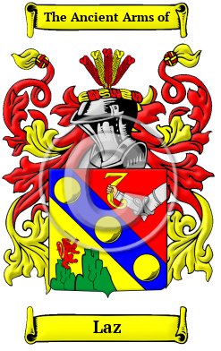 Laz Family Crest Download (JPG) Heritage Series - 600 DPI