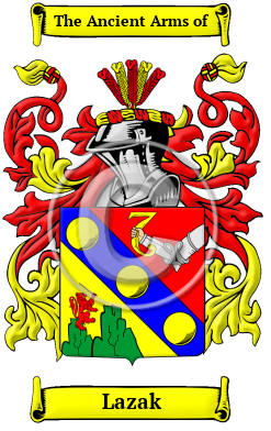 Lazak Name Meaning, Family History, Family Crest & Coats of Arms
