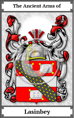 Lasinbey Family Crest Download (JPG)  Book Plated - 150 DPI