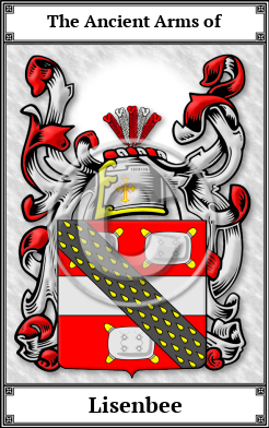 Lisenbee Family Crest Download (JPG)  Book Plated - 150 DPI