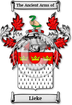 Lieke Family Crest Download (JPG) Legacy Series - 600 DPI