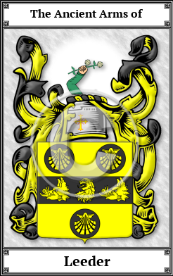 Leeder Family Crest Download (JPG)  Book Plated - 150 DPI