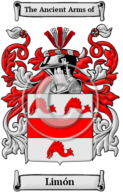 Limón Family Crest Download (JPG) Heritage Series - 300 DPI
