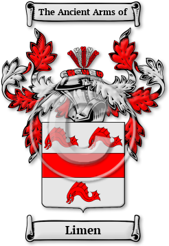 Limen Family Crest Download (jpg) Legacy Series - 150 DPI