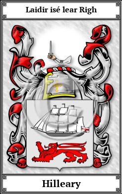 Hilleary Family Crest Download (JPG) Book Plated - 600 DPI