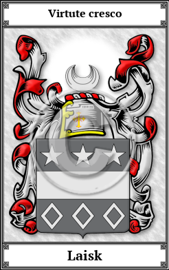 Laisk Family Crest Download (JPG)  Book Plated - 150 DPI