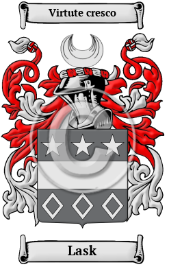 Lask Family Crest Download (JPG) Heritage Series - 600 DPI