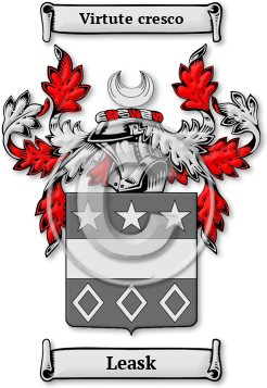 Leask Family Crest Download (JPG) Legacy Series - 300 DPI