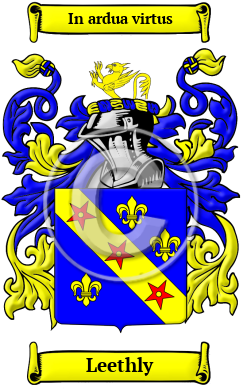 Leethly Family Crest/Coat of Arms