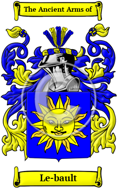 Le-bault Family Crest Download (JPG) Heritage Series - 300 DPI