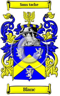 Blanc Family Crest Download (JPG) Heritage Series - 600 DPI