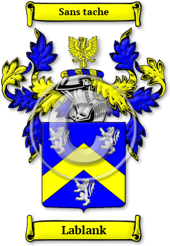 Lablank Family Crest Download (jpg) Legacy Series - 150 DPI