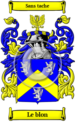 Le blon Family Crest Download (JPG) Heritage Series - 300 DPI