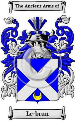 Le-brun Family Crest Download (JPG) Heritage Series - 300 DPI
