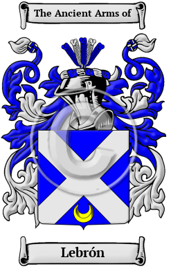 Lebrón Family Crest Download (JPG) Heritage Series - 300 DPI