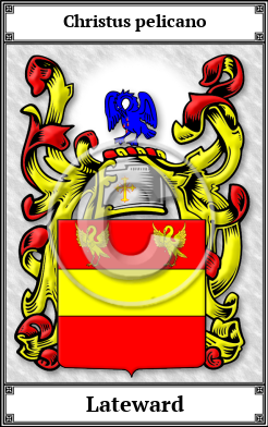 Lateward Family Crest Download (JPG) Book Plated - 600 DPI