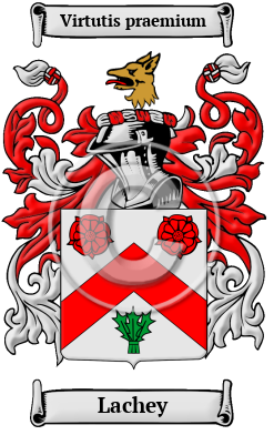 Lachey Family Crest/Coat of Arms