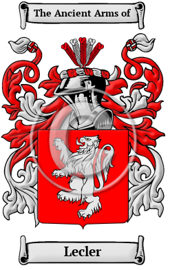 Lecler Family Crest/Coat of Arms