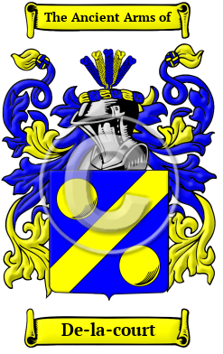 De-la-court Family Crest Download (JPG) Heritage Series - 300 DPI
