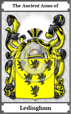 Ledingham Family Crest Download (JPG)  Book Plated - 150 DPI
