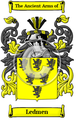 Ledmen Family Crest/Coat of Arms