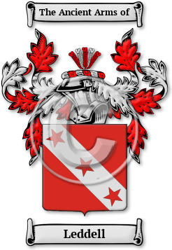 Leddell Family Crest Download (jpg) Legacy Series - 150 DPI