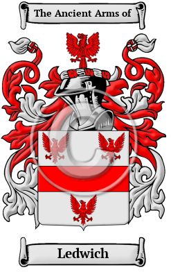 Ledwich Family Crest/Coat of Arms