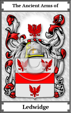 Ledwidge Family Crest Download (JPG)  Book Plated - 150 DPI