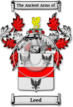 Leed Family Crest Download (jpg) Legacy Series - 150 DPI