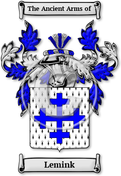 Lemink Family Crest Download (jpg) Legacy Series - 150 DPI