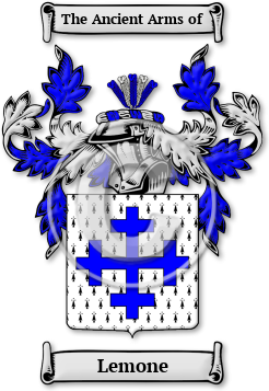 Lemone Family Crest Download (jpg) Legacy Series - 150 DPI