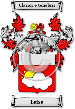 Leise Family Crest Download (JPG) Legacy Series - 600 DPI