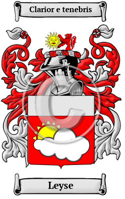 Leyse Family Crest Download (JPG) Heritage Series - 600 DPI