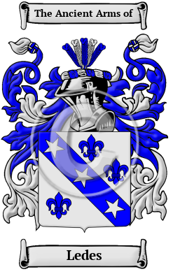 Ledes Family Crest/Coat of Arms