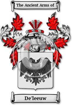De'leeuw Family Crest Download (JPG) Legacy Series - 300 DPI