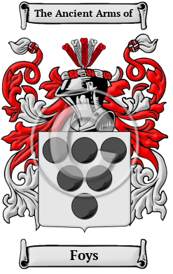 Foys Family Crest Download (JPG) Heritage Series - 600 DPI