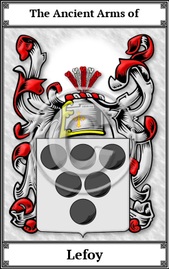 Lefoy Family Crest Download (JPG)  Book Plated - 150 DPI