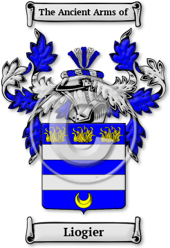 Liogier Family Crest Download (JPG) Legacy Series - 600 DPI