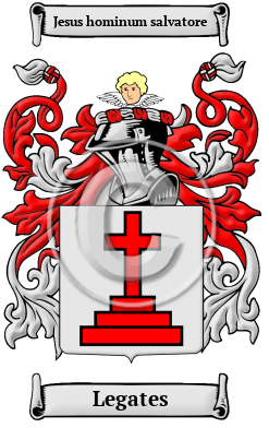 Legates Family Crest/Coat of Arms