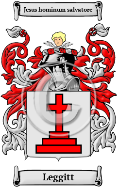 Leggitt Family Crest/Coat of Arms